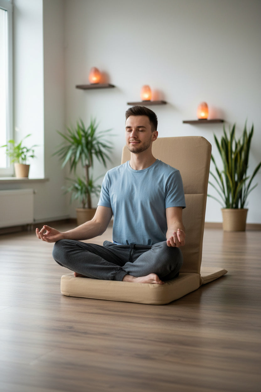 Stackable & Reclining Meditation easy floor Chair - Regular